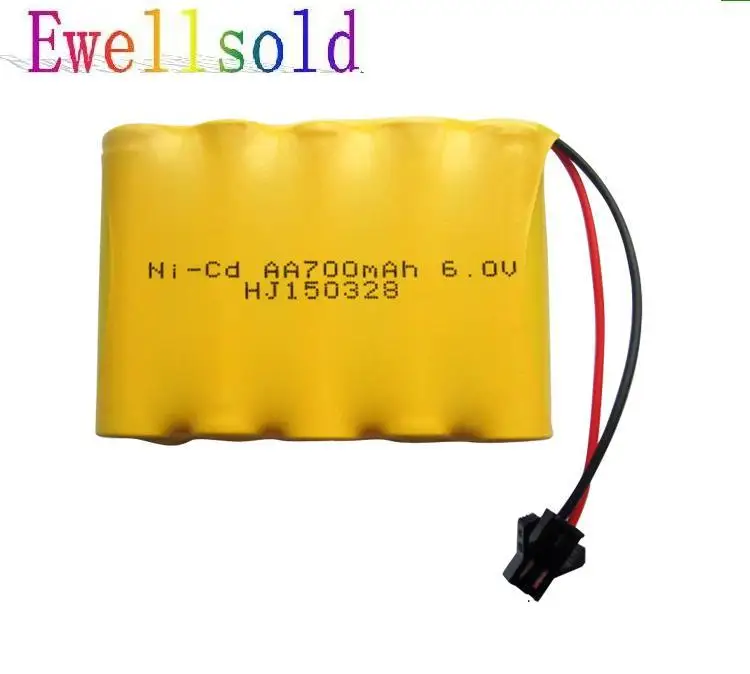 3.6V 4.8V6V7.2V 9.6V NI-MH NI-CD Battery 700mAh for RC Toys Cars Trucks Tank Guns Parts