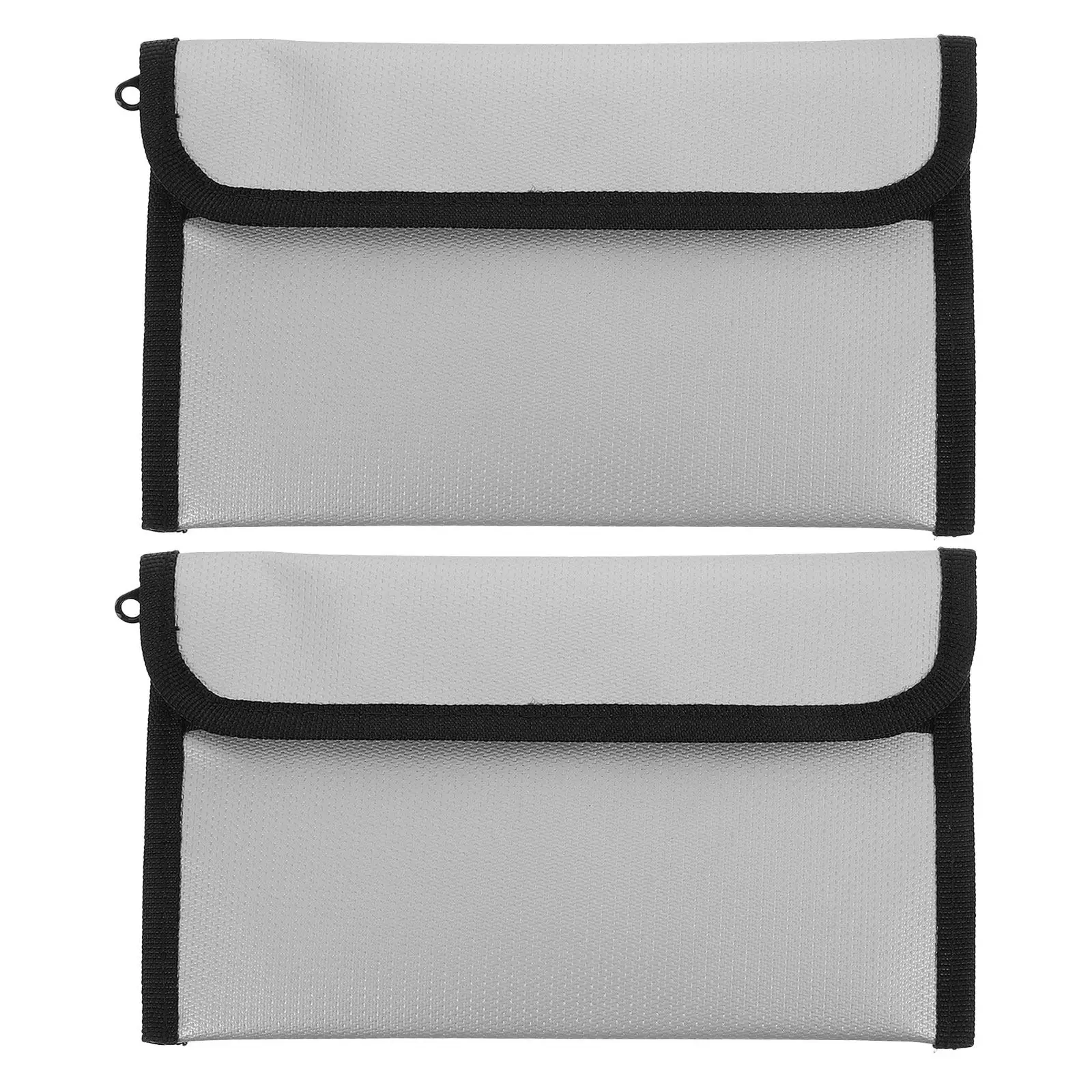 

2 шт. Огнестойкие водонепроницаемые сумки-органайзеры на молнии для документов, паспортов, чеков и наличных