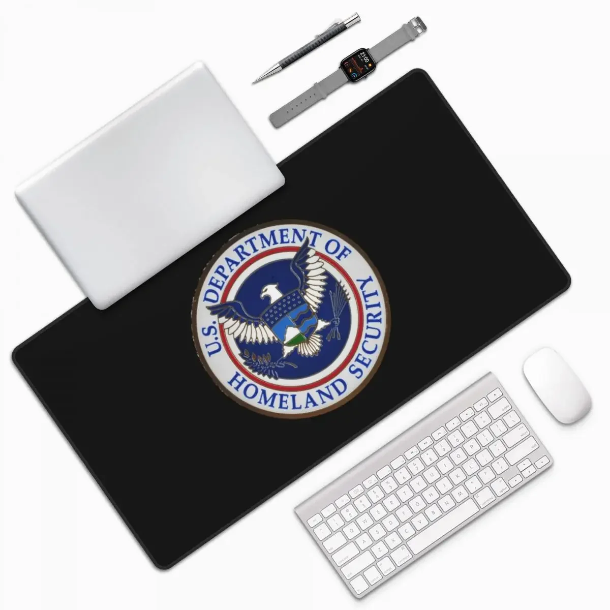 DHS - Department Of Homeland Security Large Mouse Pad Computer Keyboard Mouse Mat Gaming PC Laptop Desk Mat