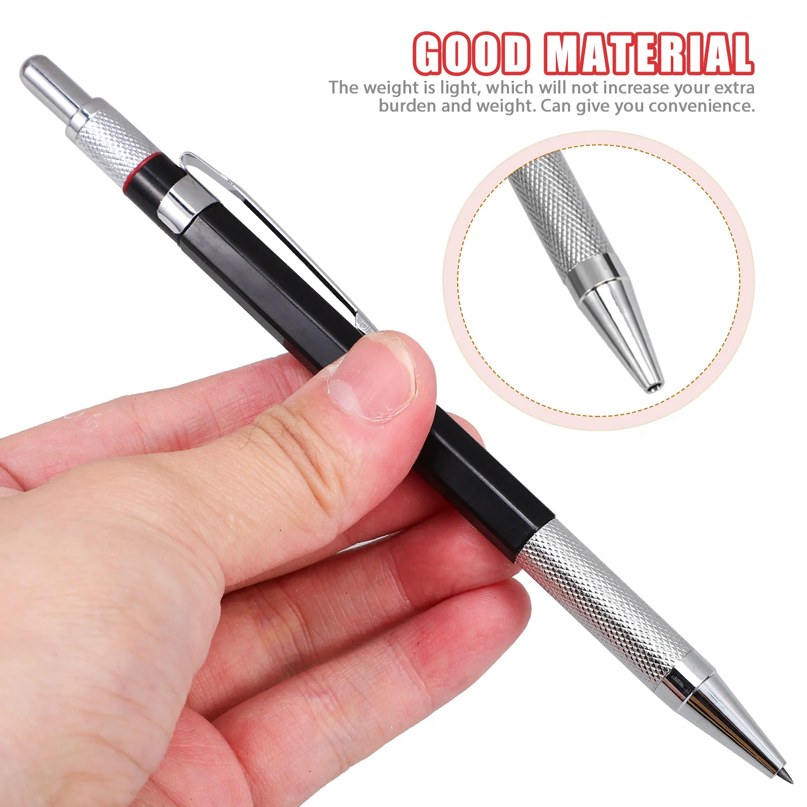 

1Set Engineering Drawing Pencil 2.0mm Mechanical Carpenter Pencils Automatic Refills Precision Woodworking Stationery Supplies
