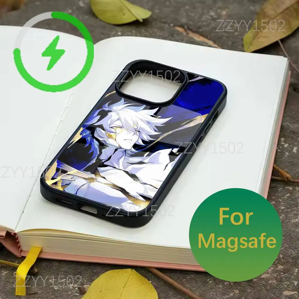 H-Honkai Star Rail Phainon Handyhülle für iPhone 17,16,15,14,13,12,11,Pro,Max,Plus,Mini,SE4,E Magsafe Wireless Charging