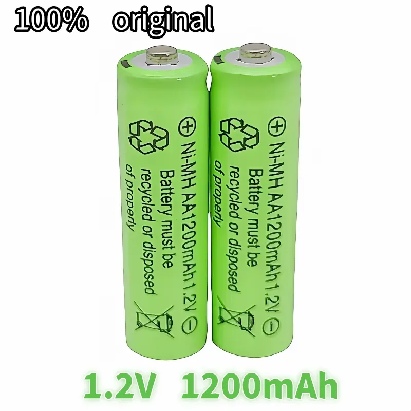 1,2 V AA Original 1,2 V hochwertiger wiederaufladbarer Akku lpega 1200 mAh NI-MH wiederaufladbarer Akku geeignet für Uhren, Spielzeug usw