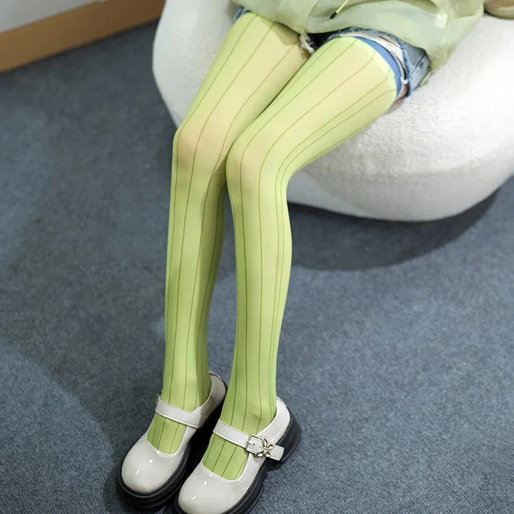 Anime  Demon Slayer Women Over Knee Socks Lovely Kanroji Mitsuri Xmas Cosplay Stockings Halloween Christmasv