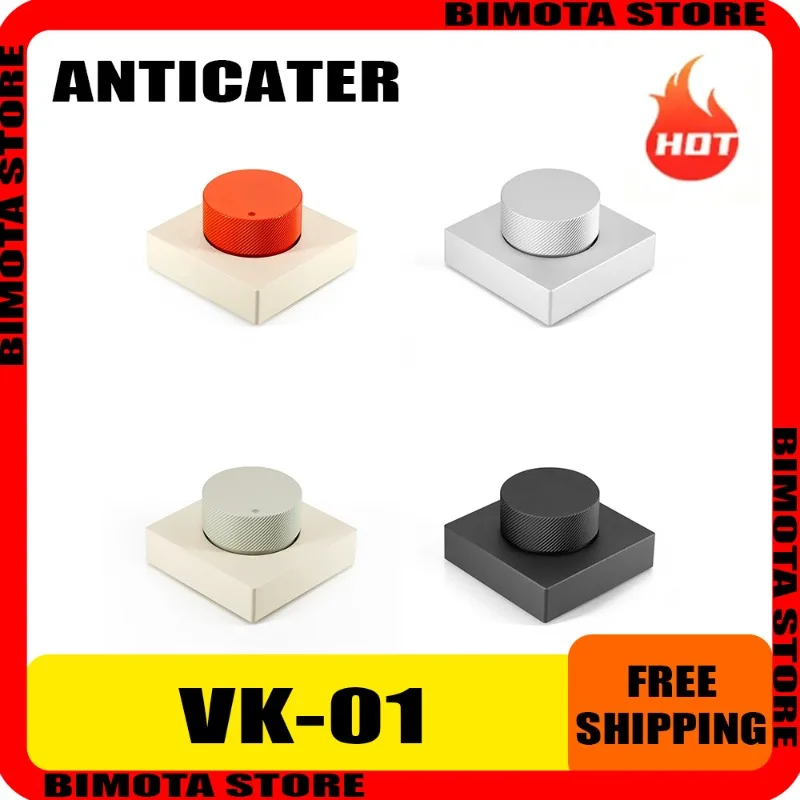 

Anticater Vk01 настольная ручка громкости беспроводной переключатель настройки алюминиевая ручка Bluetooth компьютер геймер клавиатура аксессуар подарки