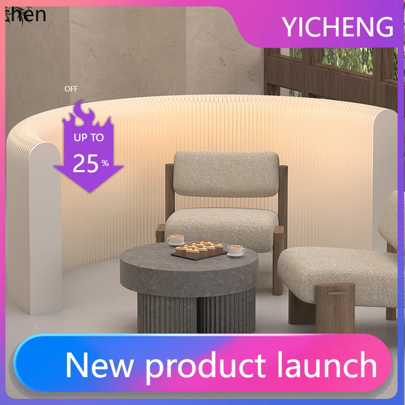 A2-27  soft partition paper screen porch partition office high partition wall folding mobile baffle