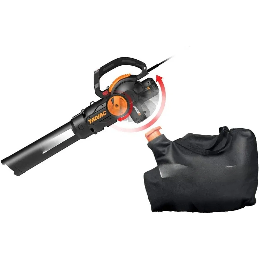 %a for 12 Amp TRIVAC 3-in-1 Electric Leaf Blower/Mulcher/Yard Vacuum - WG512