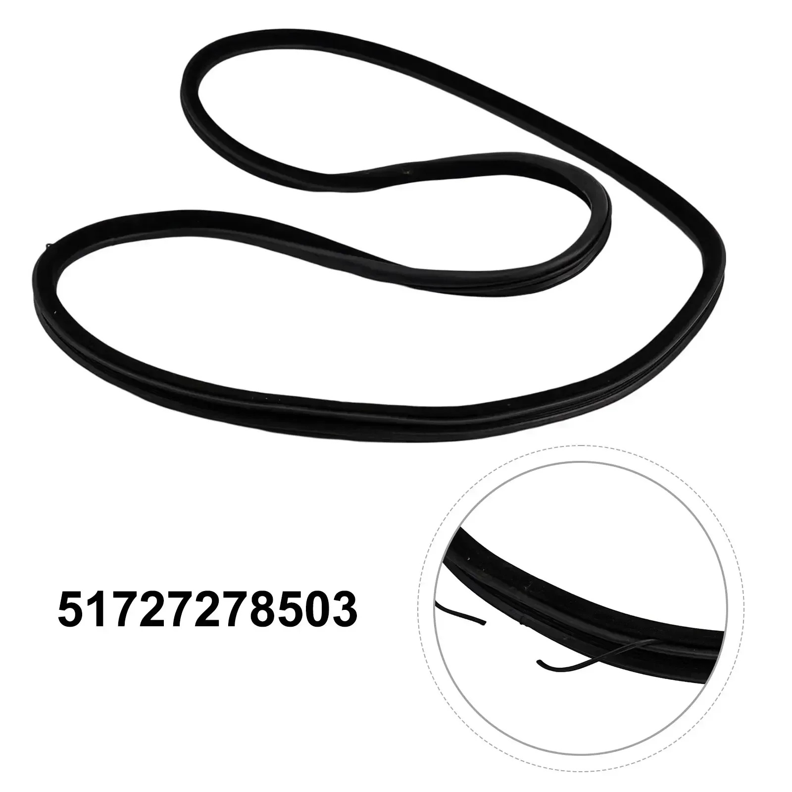 Front Door Body Sealing Strip Seal Accessories Black Parts Replacement Rubber Vehicle High Quality For BMW F10 F11