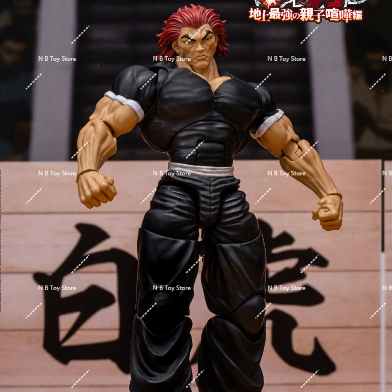 متوفر في المخزون Baki STORM ARENA YUJIRO HANMA 1/12 مقياس STORM ARENA الرسوم المتحركة نموذج عمل الشكل لعبة جمع هدية #1