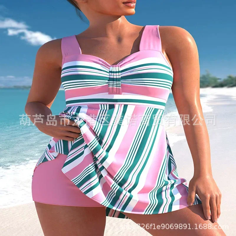 2025 Costumi da bagno donna Set bikini sexy Costume da bagno oversize femminile Tankini Costume da bagno Monokini Nuovo design Stampa Beachwear S-5XL