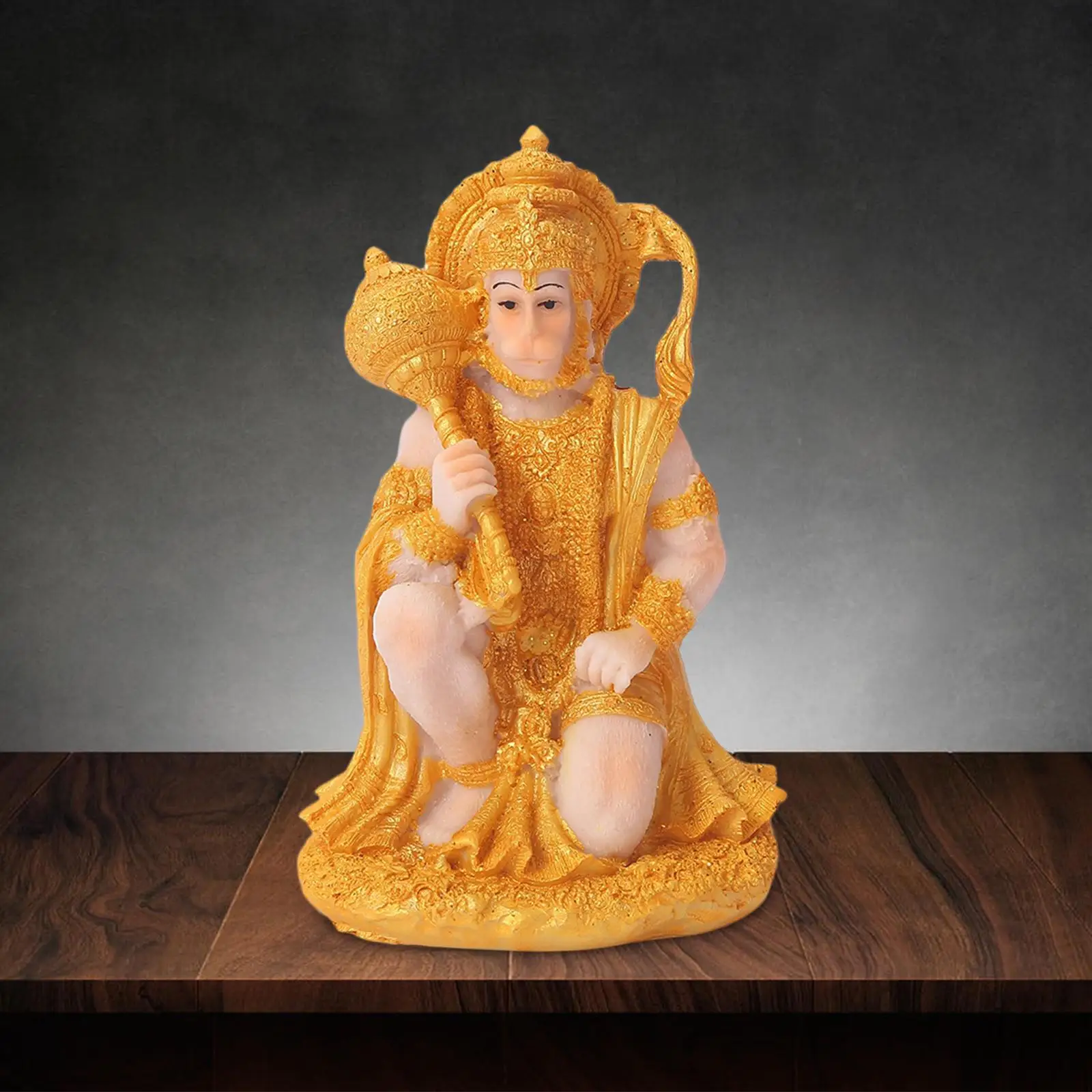 Hindu Monkey God Buddha Statues Hanuman Figurine Ornaments Sculpture for Decor Lucky Gift