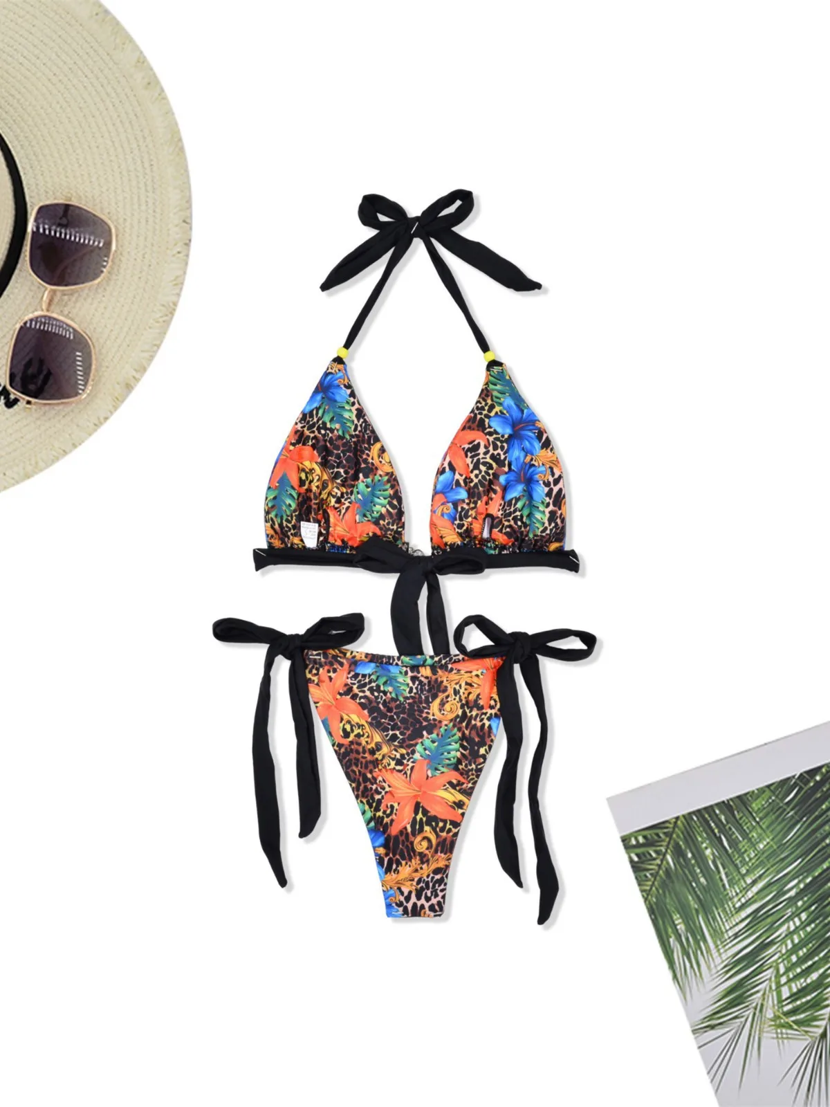 2025 Fashion Micro Bikini Set Sexy Printed Two-Piece Swimwear Women's High Waist Beach Swimsuit Trendy Bikini Summer Beachwear