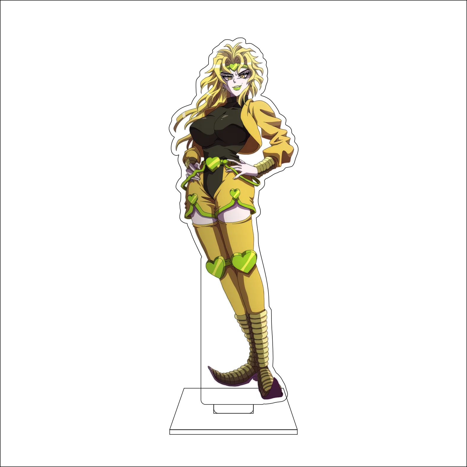 jojo　脚 16CM Anime JoJo's Bizarre Adventure Cosplay Acrylic Figure Stand