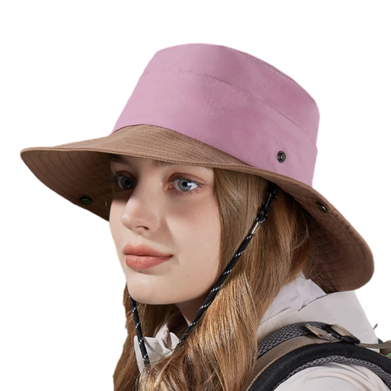 

Y5GC Windproofed Protecting Hat Outdoor Activity Hat Western Hat Quick Drying Hat
