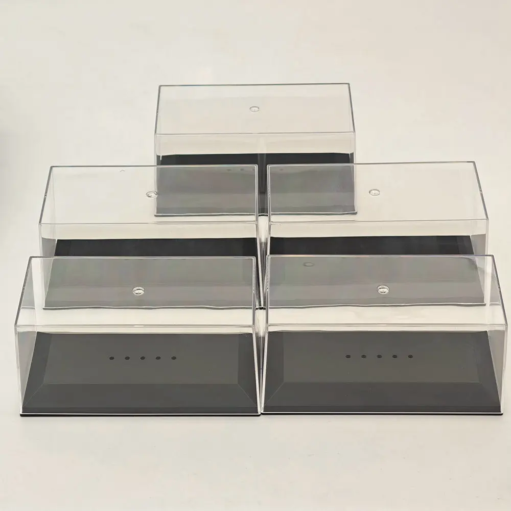 

15.3cm 6'' Acrylic Boxes Display Case Stand Box Storing Transparent DustProof for 1:72,1:43 Scale Toys Car Models IXO box