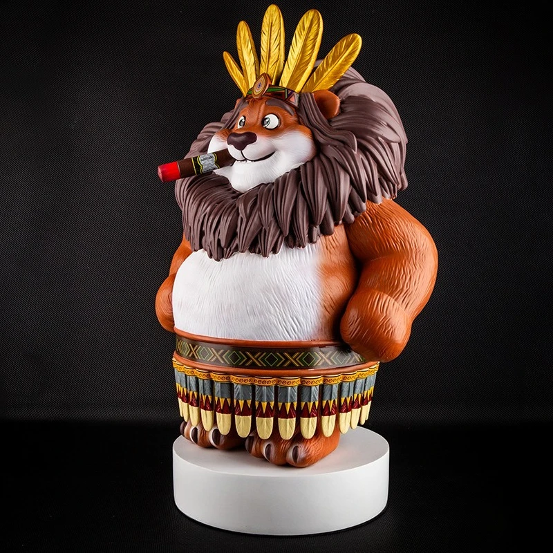 Indian Lion Image Emirates Dali Cigar Table Like Cigar Bar Ornament