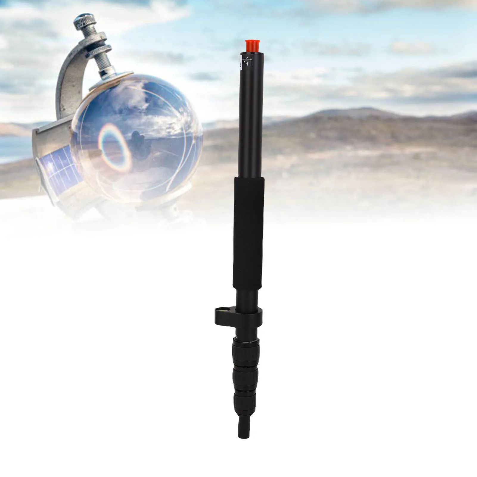 vara-telescopica-de-gps-rover-de-aleacion-de-aluminio-con-burbuja-de-nivelacion-precisa-y-estructura-estable-de-15m-para-topografia-rtk