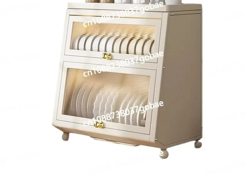 

Bowl rack with lid Kitchen dish Household cupboard Countertop chopstick Dust-proof storage box Multifunctional drain