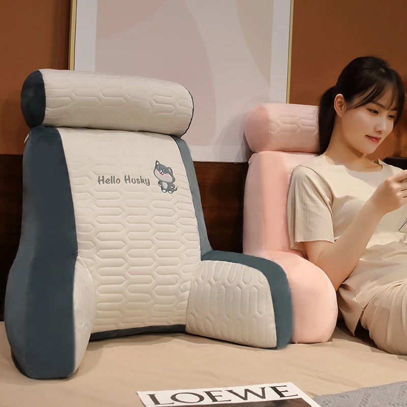 

Мягкая плюшевая подушка для спины с независимым внутренним вкладышем для дивана-кровати, офисного стула, домашнего использования, удобная подушка для поддержки шеи, поясницы