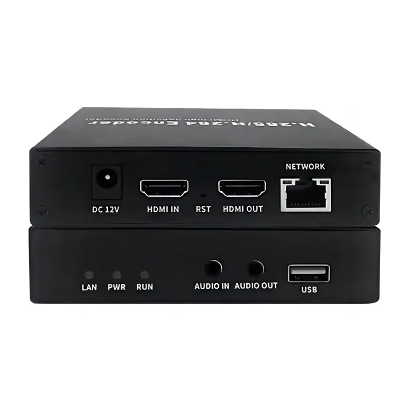 1080P H.265 H.264 HDMI a IP codificador de vídeo IPTV HDMI codificador compatible con RTSP/ RTMP/SRT/TS transmisión en vivo ONVIF