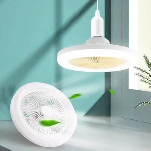 مروحة سقف قابلة للتدوير 3 في 1 مع جهاز تحكم عن بعد ، مصباح إضاءة ، E27 ، محول ، قاعدة ، غرفة نوم ، غرفة معيشة ، Miflame أعلى 8 مبيعات أدى ضوء السقف - No2