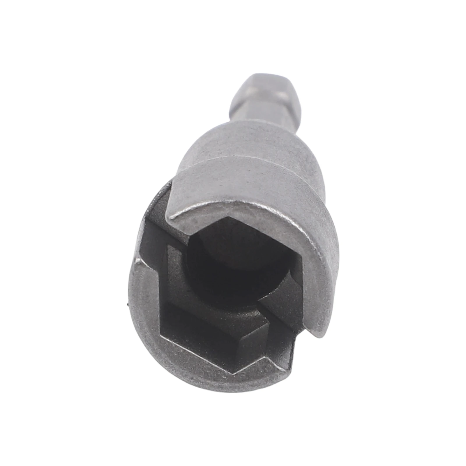 Chrome Vanadium Socket Wrench 66mm Length With 1/4 Inch Hex Shank For Slotted Butterfly Bolt Tightening And Loosening Tasks