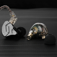 KZ-ZSN Metal Headphones Hybrid Technology 1BA+1DD HIFI Bass Earbuds Headset