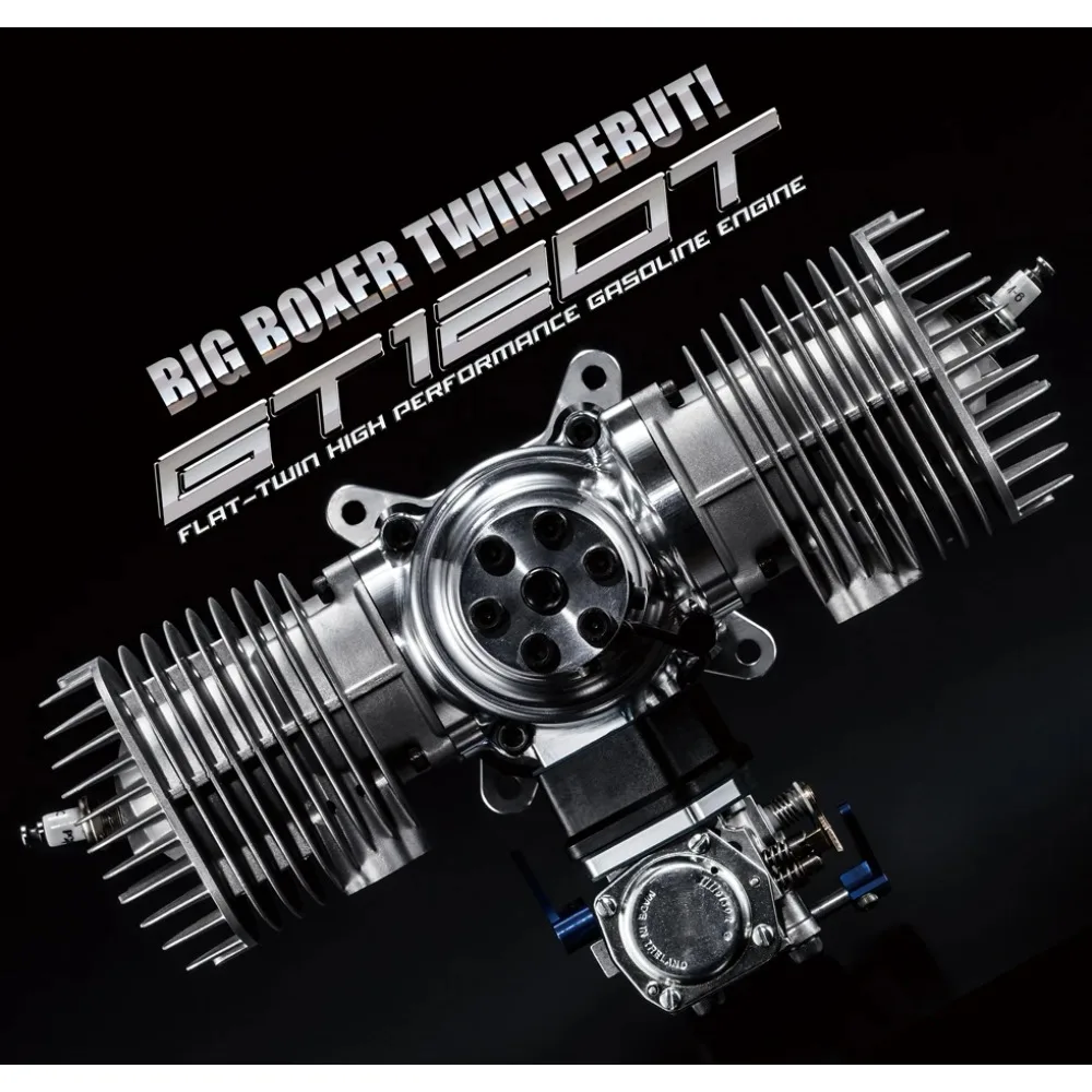 OS Engines GT120T 120cc 2-Stroke Gas Version Engine Competition Power for Large Scale RC Fixed Wing Aircraft Airplanes 3AB00