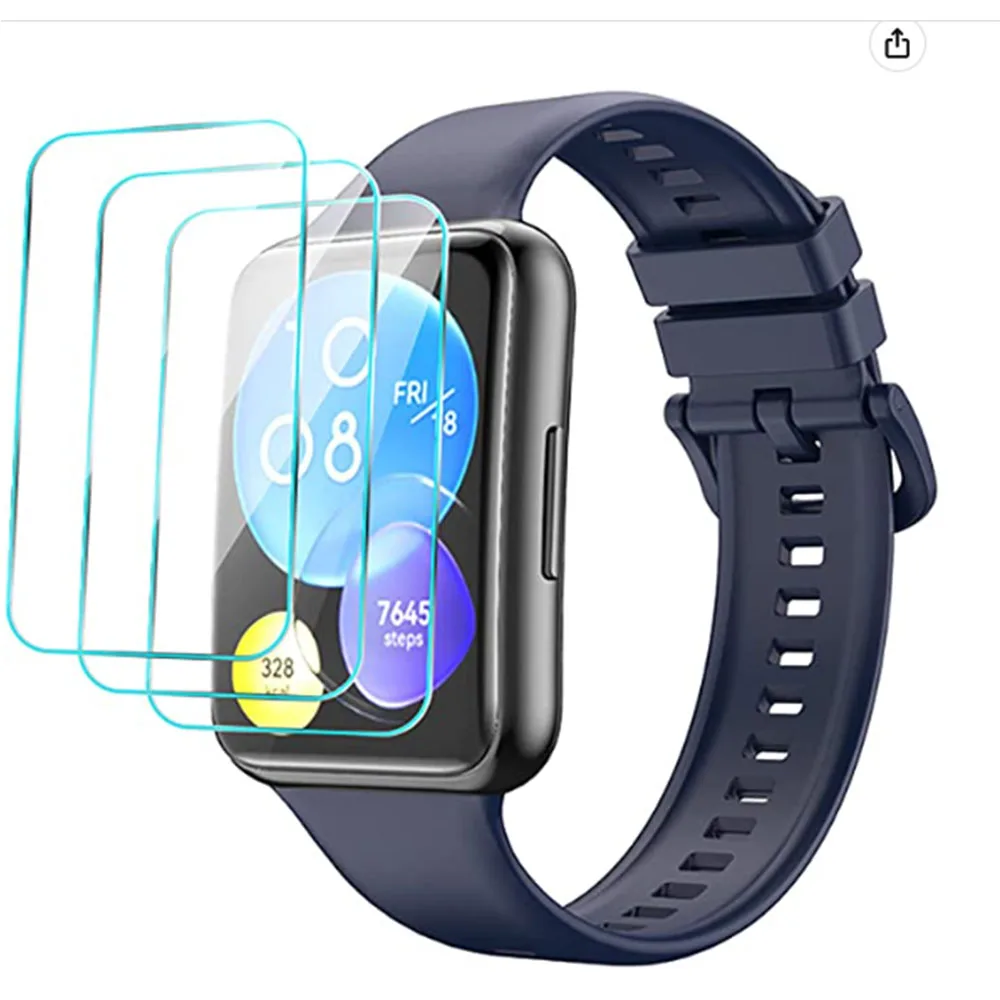 BEHUA ฟิล์ม Hydrogel Soft สำหรับนาฬิกา Huawei Fit 2 9D โค้งป้องกันฟิล์ม Huawei Huawey นาฬิกา Fit 2 Fit2 smartwatch ไม่ใช่แก้ว