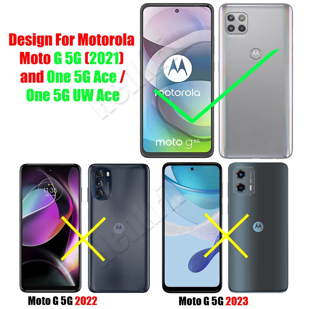 For Motorola One 5G Ace / One 5G UW Ace / Moto G 5G (3pcs) Camera Lens Protector & (3pcs) Tempered Glass Screen Protector