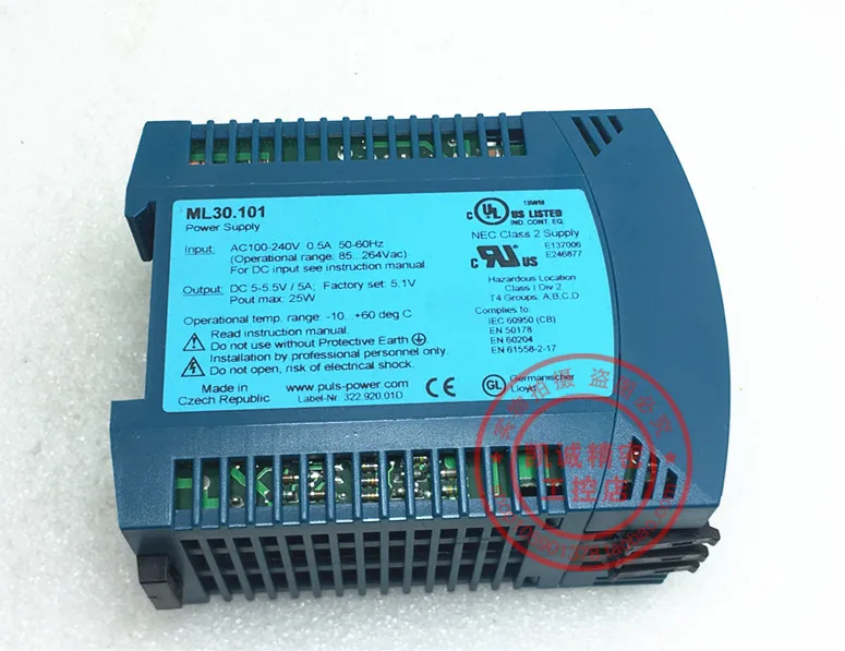 แหล่งจ่ายไฟแบบสวิตชิ่งพุลส์ของเยอรมันดั้งเดิม ML30.101 DC5V 5A สปอตพิเศษของแท้