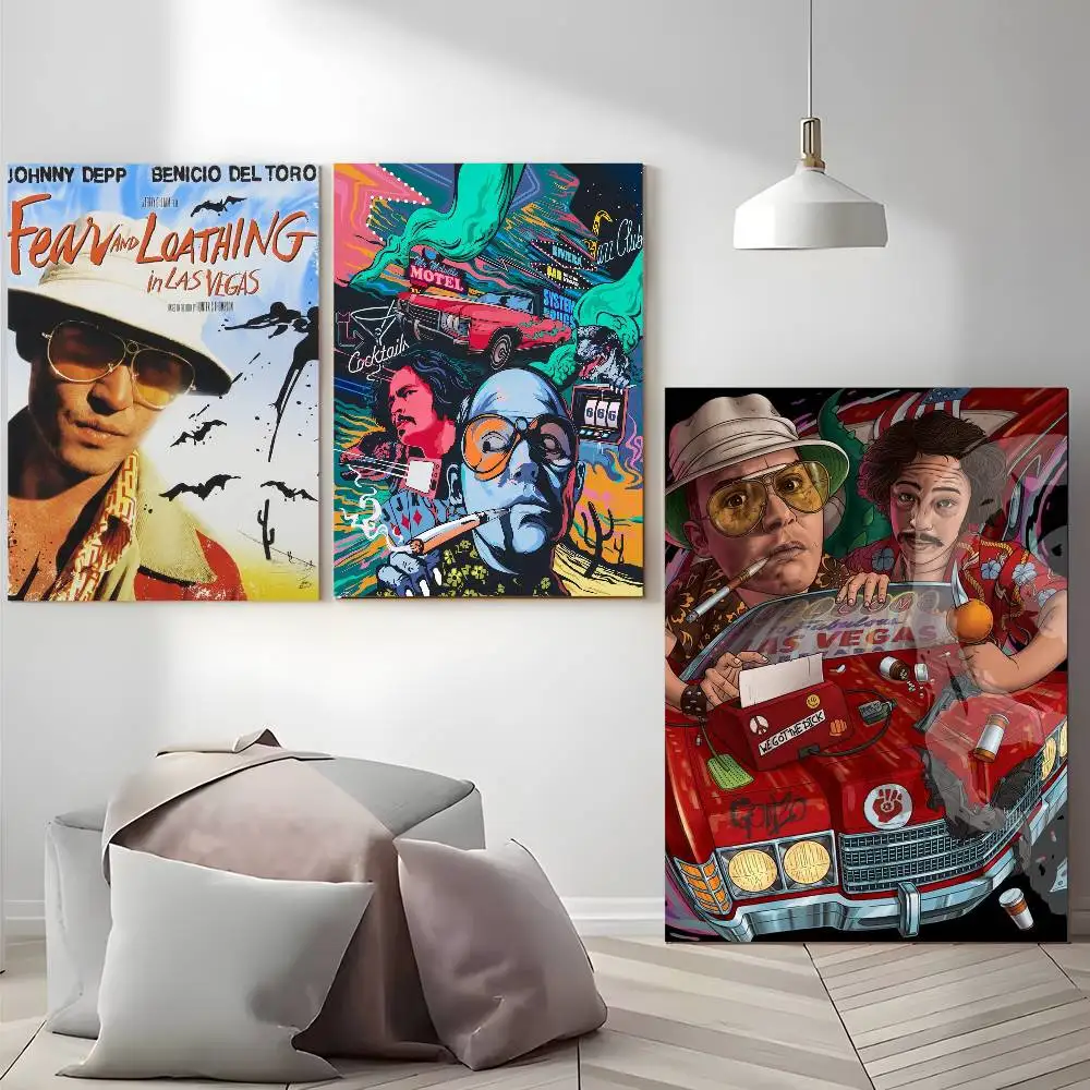 الخوف الكراهية لاس فيغاس ملصق فني ذاتي اللصق مقاوم للماء ورقة ملصق مقهى بار غرفة النوم جدار ديكور #2
