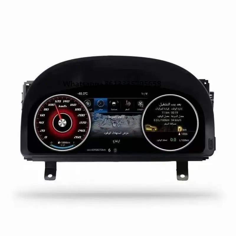 

Upgrade New Linux Dashboard LCD Digital Cluster Speedometer Panel for Auto Meter for Alphard 2008-2019