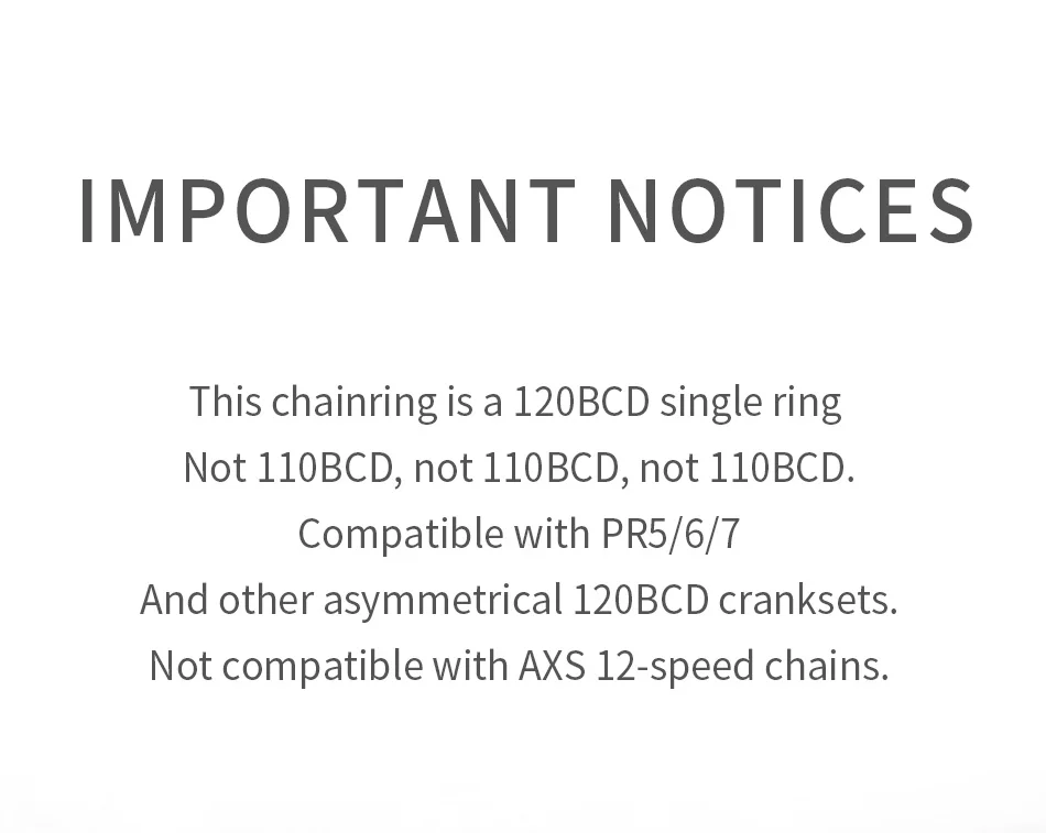 Aero 120mm BCD Kettenblatt für SENICX PR5/6/7 BCD120 CRANK 38T 40T 42T 44T 46T 48T 58T MTB Fahrradkette X120 MTB Kettenblätter – Detail 4