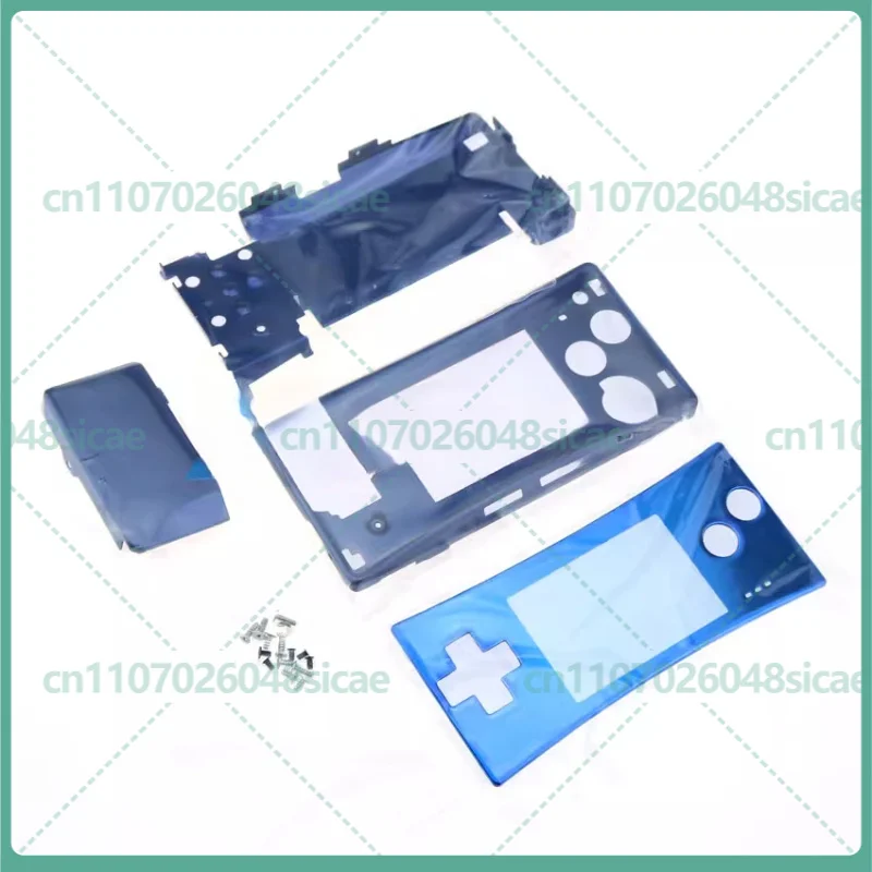 Metal Housing shell case Set for Nintendo game Boy Micro gbm Aluminum Replacement Protective Console view 2