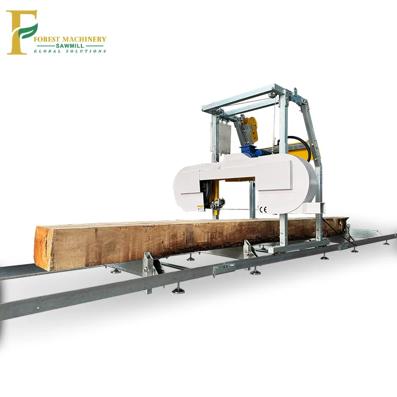 

Affordable Manual Sawmill Timber Cutting Wood Horizontal Portable Bandsaw Mill With Petrol Engine or Electric Motor