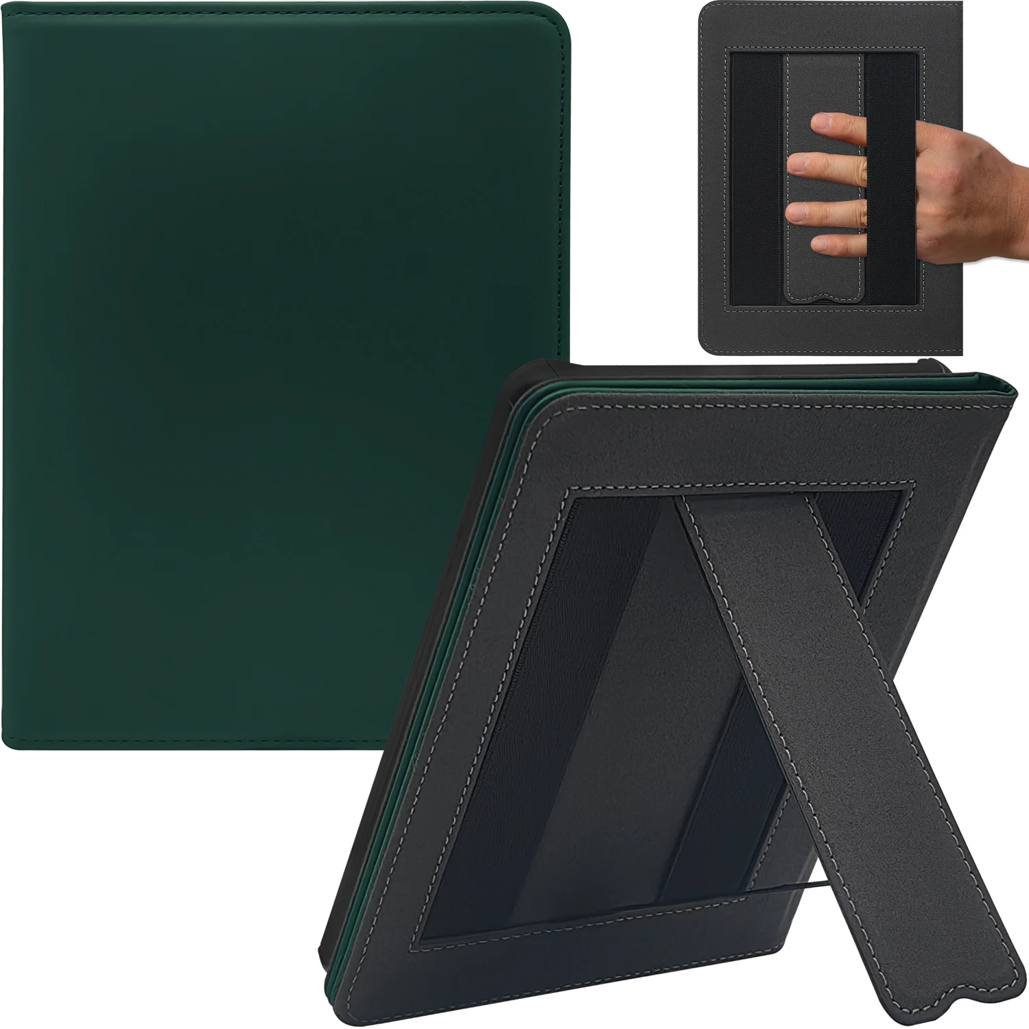 

Чехол для Kindle Paperwhite 12-го поколения 2024, выпускной (7 дюймов) и Kindle Colorsoft Signature Edition, чехол с двойным ремешком и подставкой