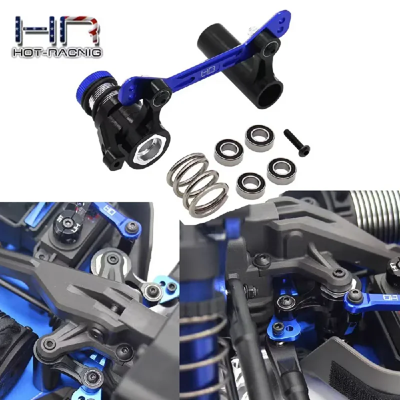 

HR Hot Racing Upgrade CNC Aluminum Metal HD Bearing Steering Bellcrank #9545 TRAXXAS 1/8 Sledge RC CAR Parts