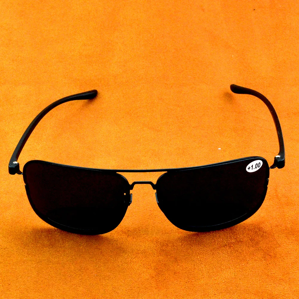 Pilot Frame Black Lenses See Near and Far Polarized Bifocal Reading SunGlasses +0.75 +1 +1.25 +1.5 +1.75 +2 +2.25 +2.5 To +3.5