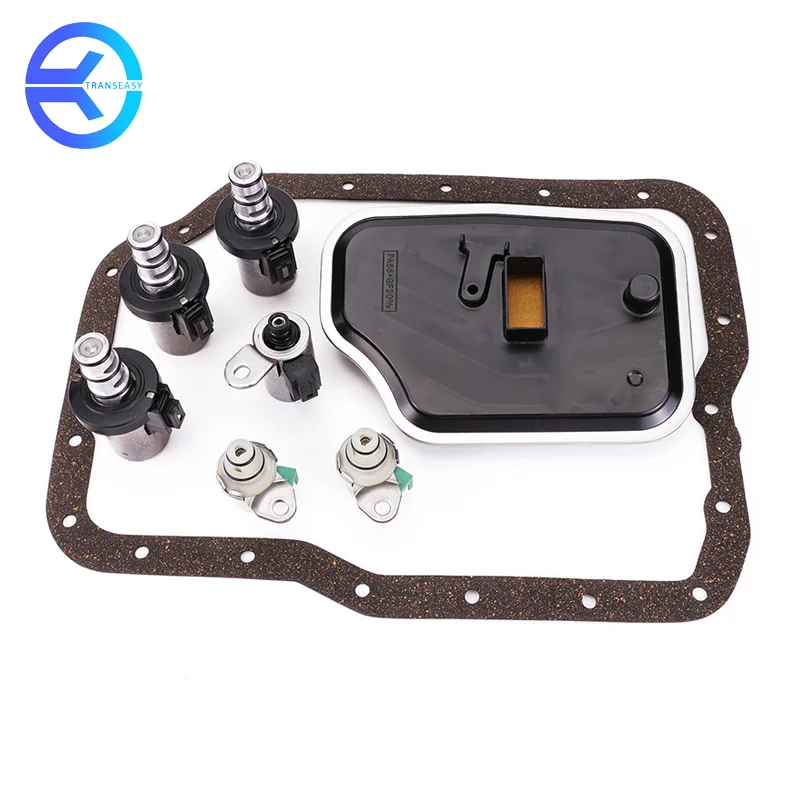 FN4A-EL Transmission Solenoid Solenoids Kit With Filter KIT Fits For 99-UP Ford Mazda 4F27E