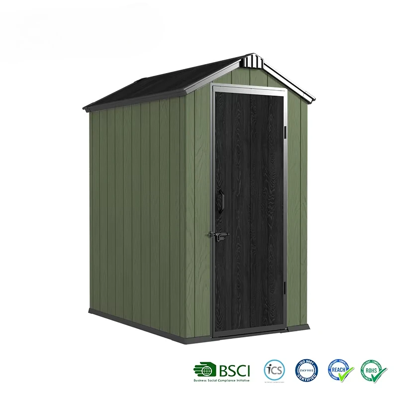 Customize 4x6 Storage Shed for Outdoor Storage and Garden Tools Garden Storage Shed with Weather Resistant Lockable Door