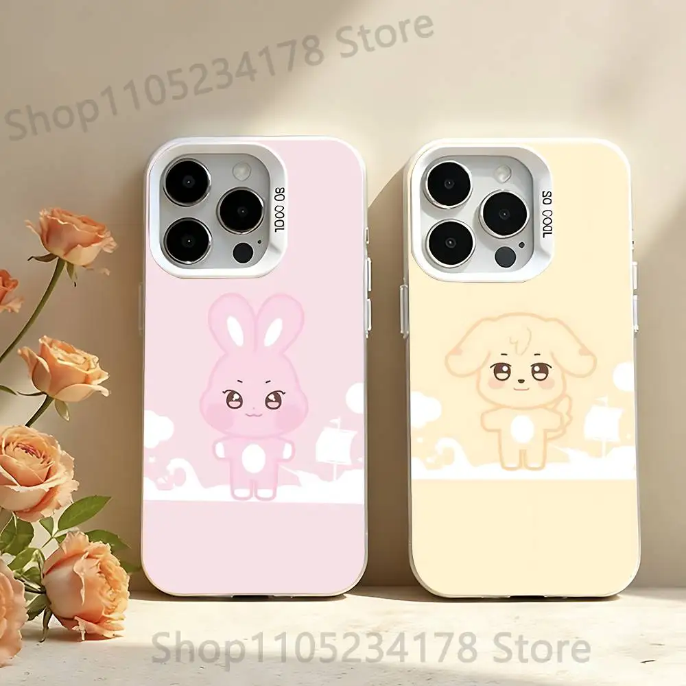 

Cute A-ANITEEZ-ES Cartoon Phone Case For iPhone 17,16,15,14,13,12,11,Pro,Max,Plus,SE,Air,Mini Anti Fall White Bumper