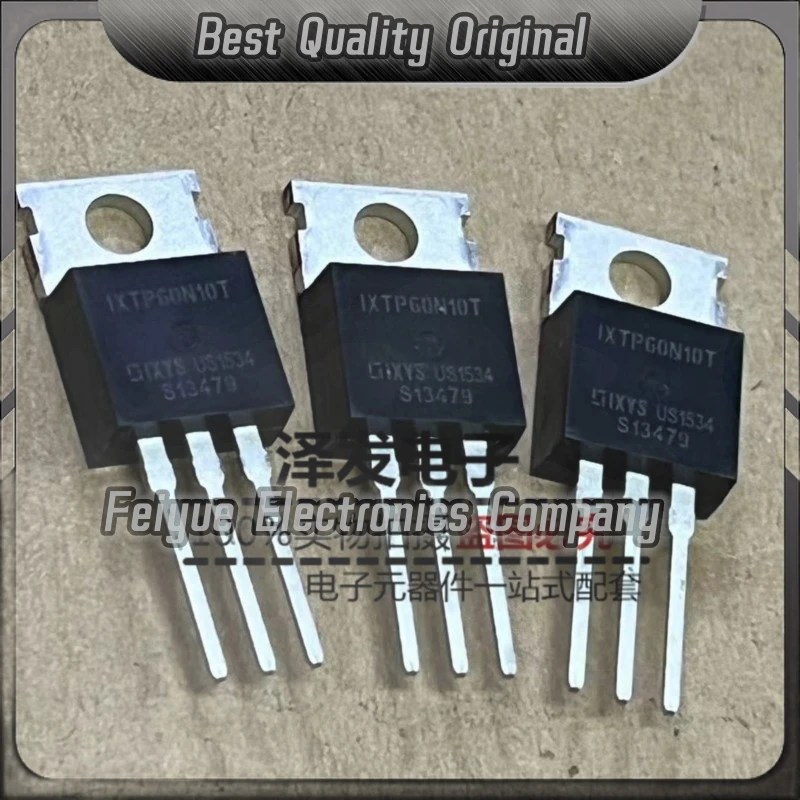 5PCS-20PCS  IXTP60N10T    60N10  60A 100V MOS TO-220 Best Quality Imported Original