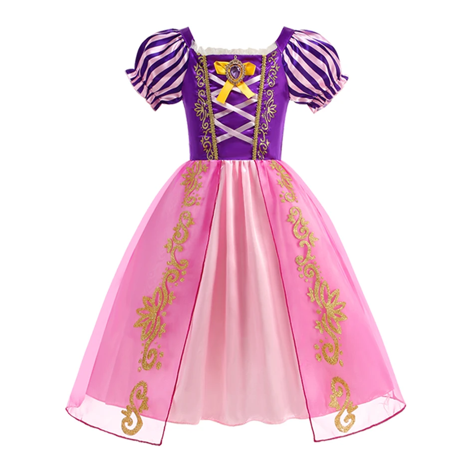 Girls Costume Princess Dress Up Party Vestidos Halloween Cosplay Costume Kid Birthday Party Gift Dress