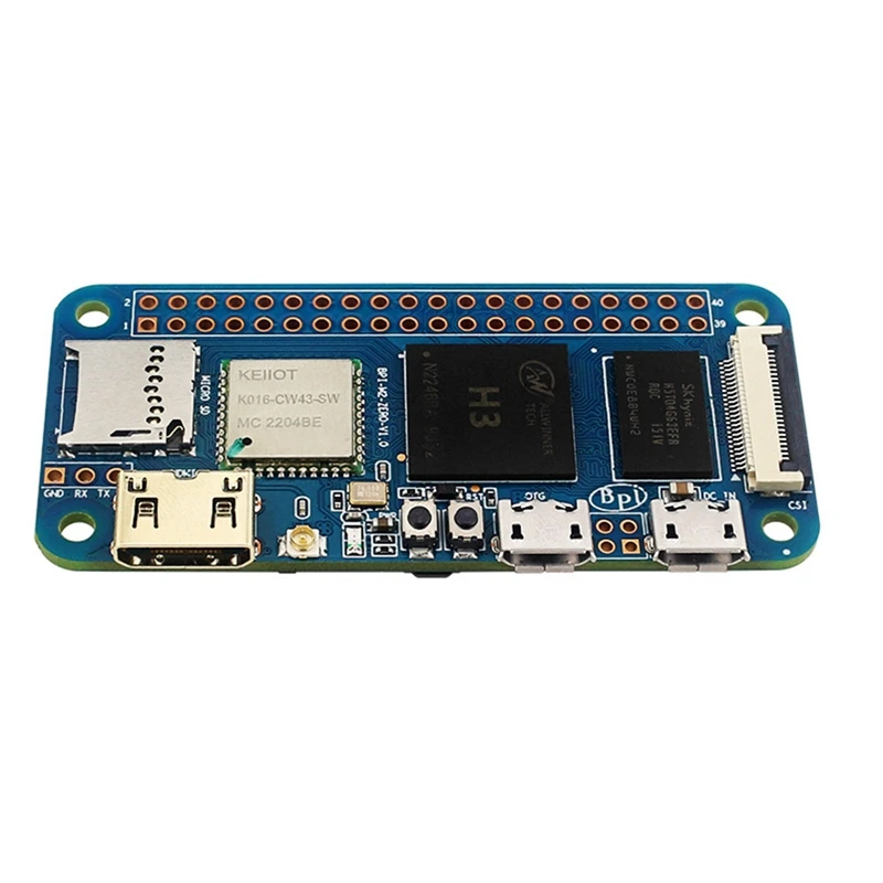 Banana Pi M2 Zero Allwinner H2+/H3 Quad-Core Cortex-A7 512MB DDR 3 SDRA Wifi BT UART Same Size As Raspberry Pi Zero 2 W