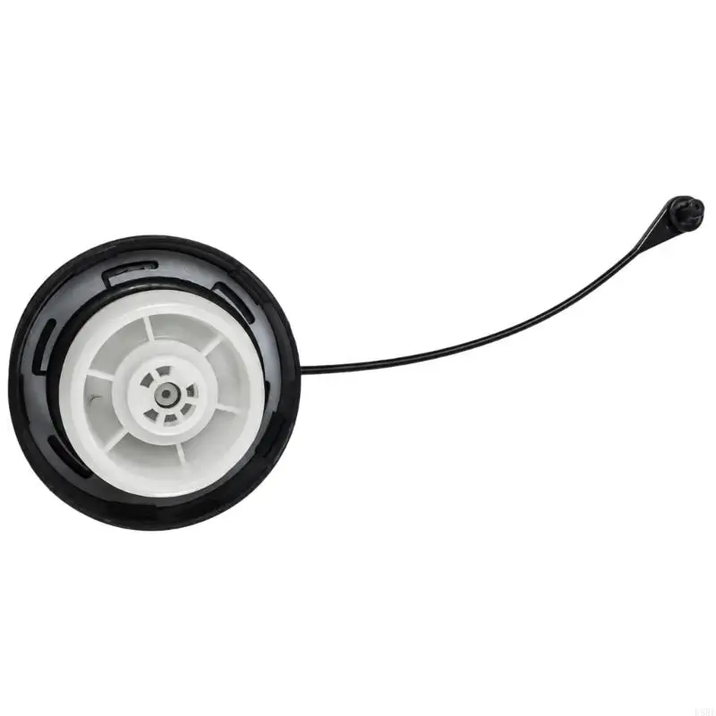 D5BE 9022046 Single Replacement Gas Cap with Retaining Tether, Rear Locking Lugs and Lower Insert to Replace a Worn Vehicle Cap