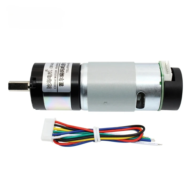 CHP-36GP-555 planetary reduction motor with Hall encoder, 12V/24V, full metal gears