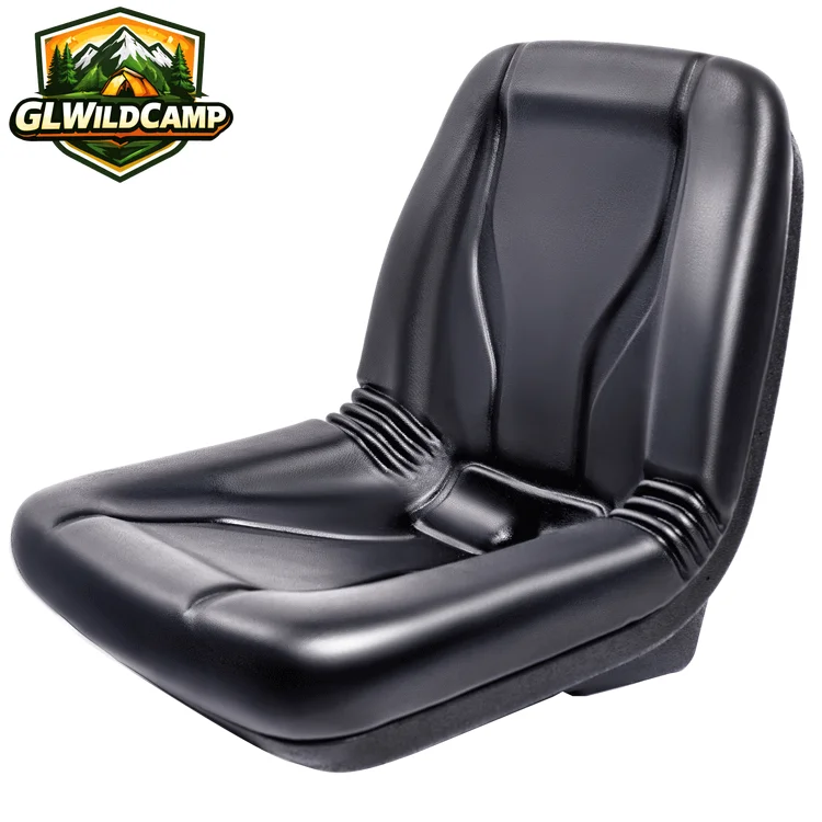 High Quality Black Waterproof Pvc Lawn Mower Seat for Outdoor Garden