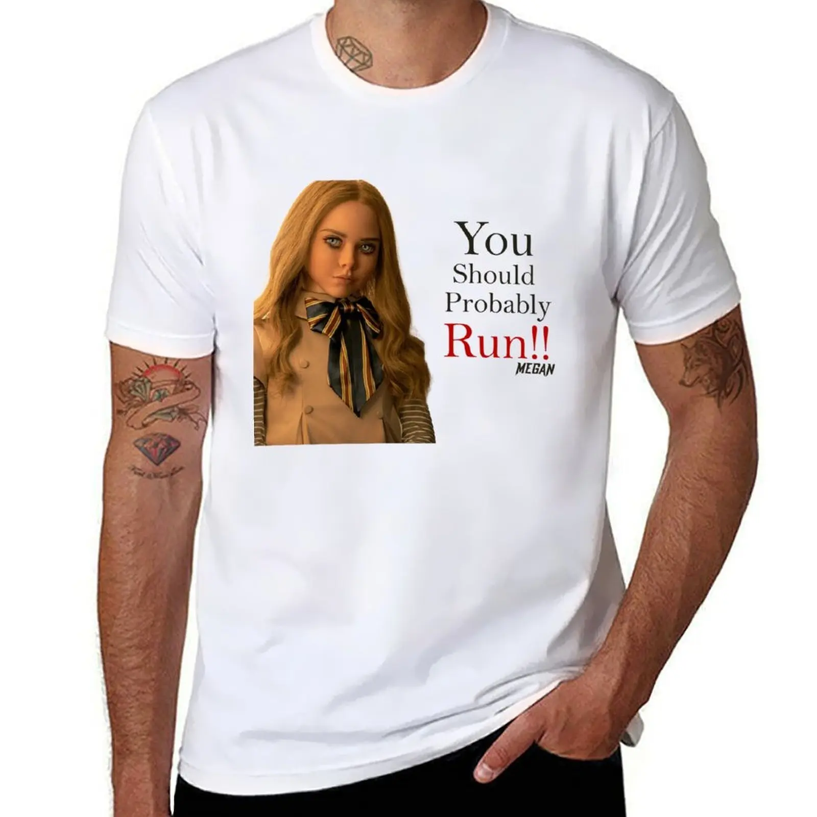 

M3GAN 2023 T-Shirt mens graphic t shirts man graphic t shirt T-Shirt