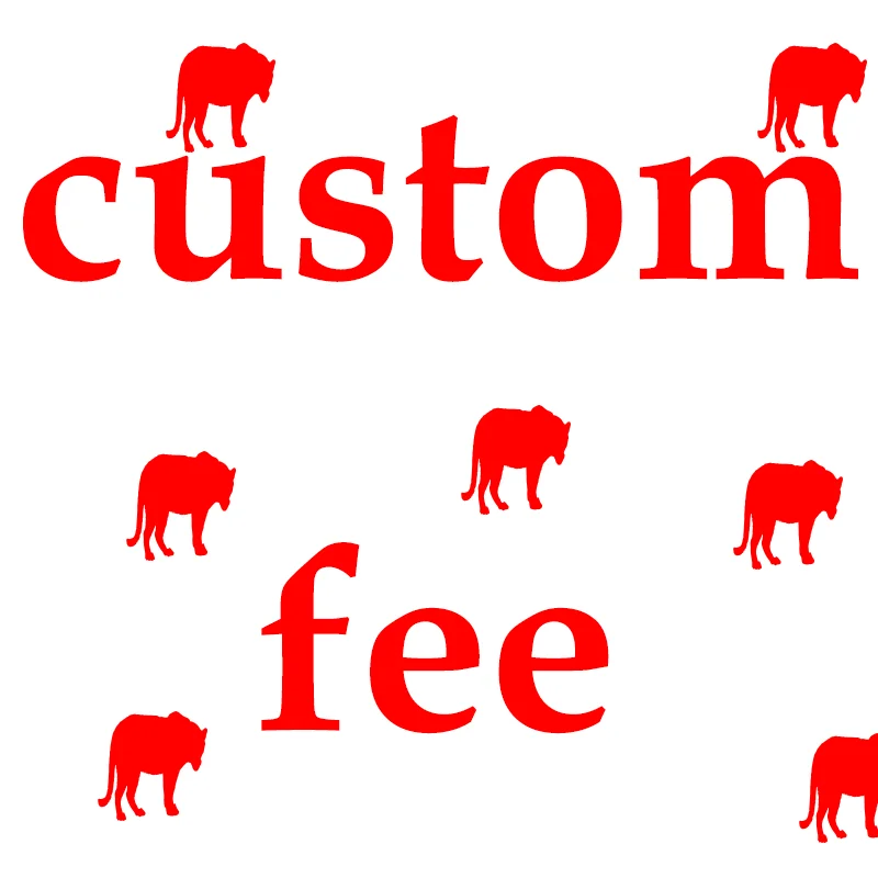 

Custom Extra Fee for diy product thank you