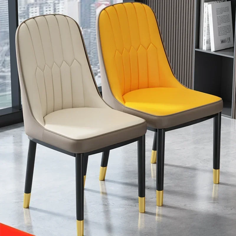 

Modern Luxury Dining Chairs Backrest Chair Leisure Chair Household Minimalist Thickened Stools Nordic Dining Chairs Hotel Stools